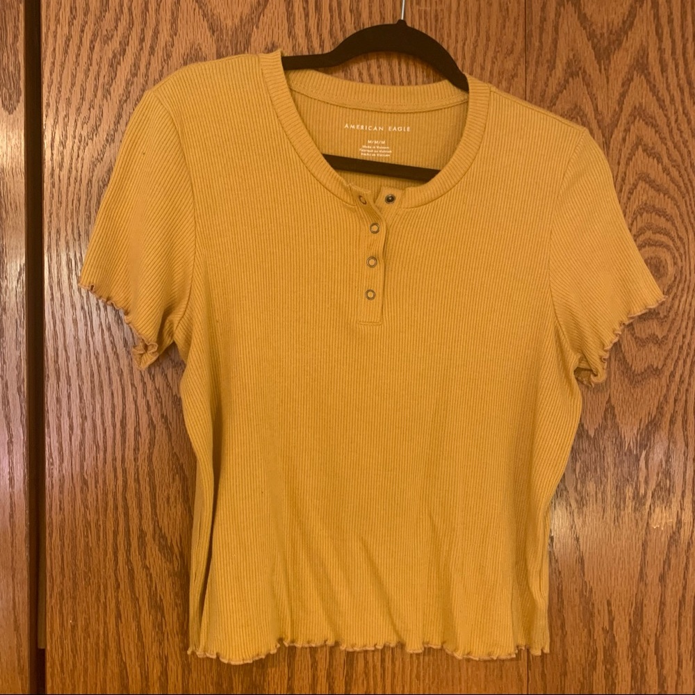 AE Mustard Yellow Tee